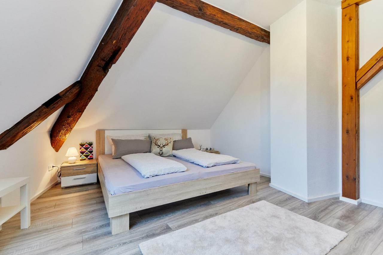 Wunderschoene Maisonette-Wohnung Fuer Bis Zu 10 Personen 에텐하임 외부 사진