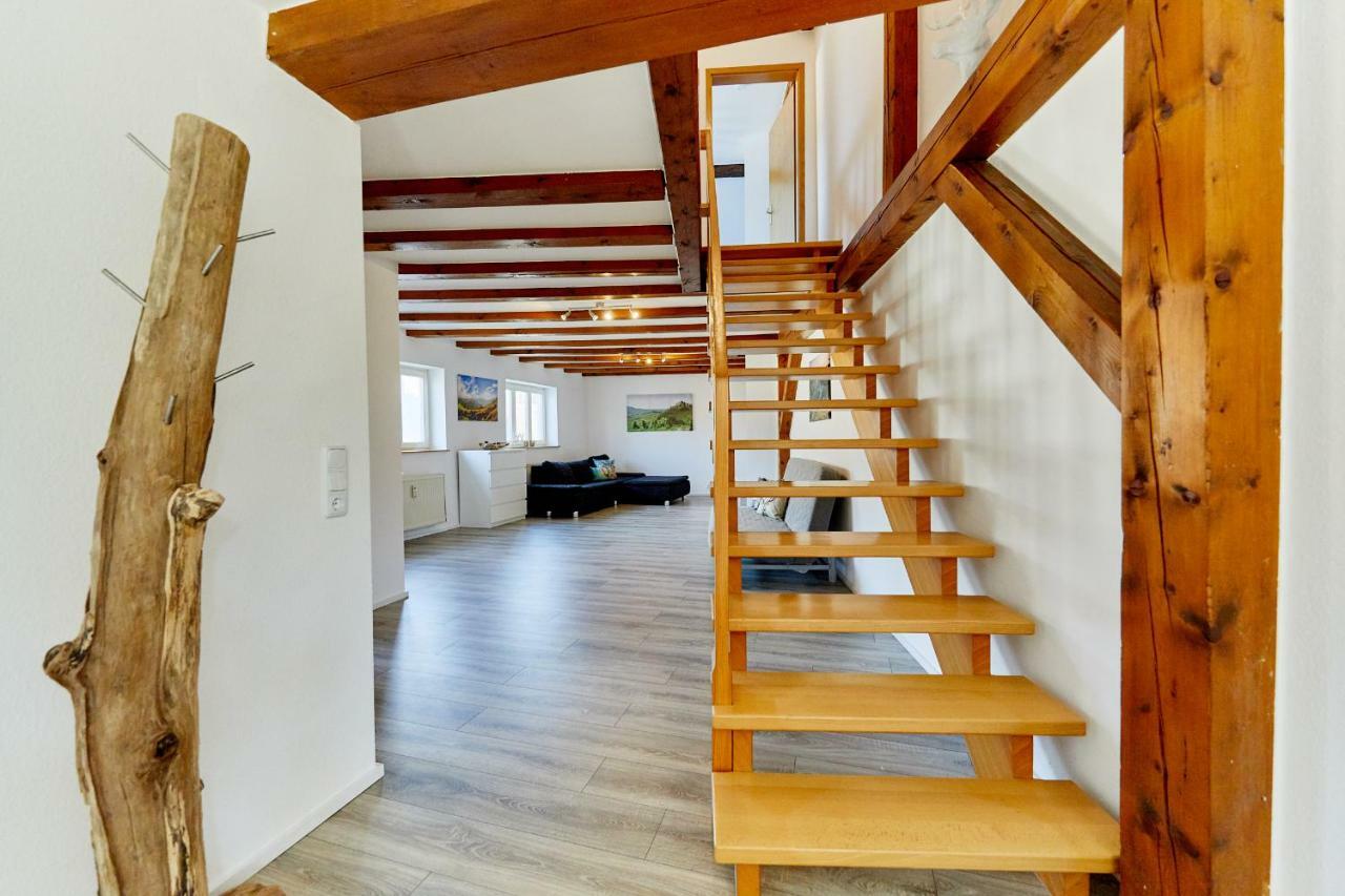 Wunderschoene Maisonette-Wohnung Fuer Bis Zu 10 Personen 에텐하임 외부 사진